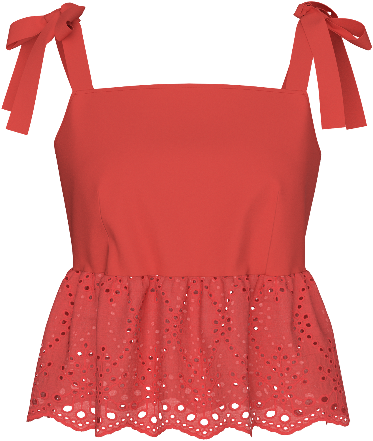 PCSALLY T-Shirts & Tops - Cherry Tomato